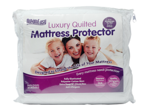 DreamEasy Luxury Quilted Mattress Protector