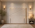 Diagonal Floor Standing Headboard