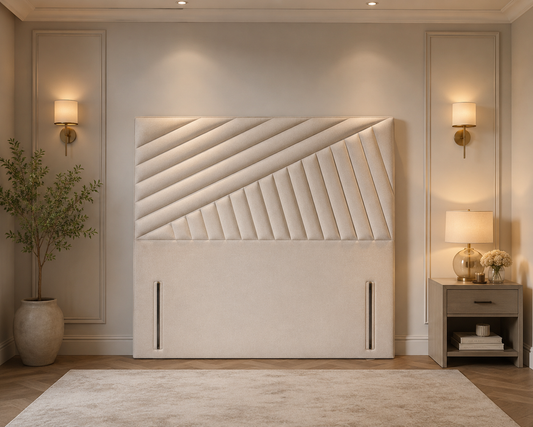 Diagonal Floor Standing Headboard