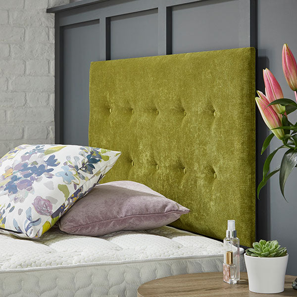 chelsea headboard upholstered fabric strutted buttoned