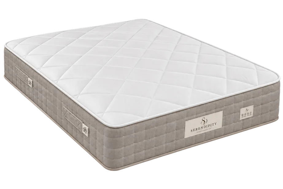 Serendipity Celeste micro-quilted mattress with mock stitch side border
